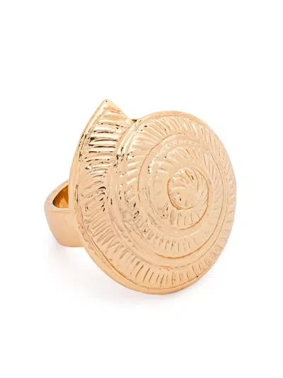 Tohum Small Concha Archi Ring In Gold