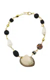 Tohum Terra Seashell And Vintage Beads Necklace