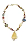 Tohum Terra Seashell And Vintage Beads Necklace