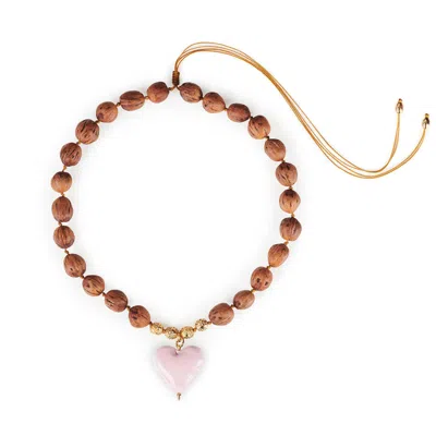 Tohum Women's Cuore Resort Necklace – Pink Bubble