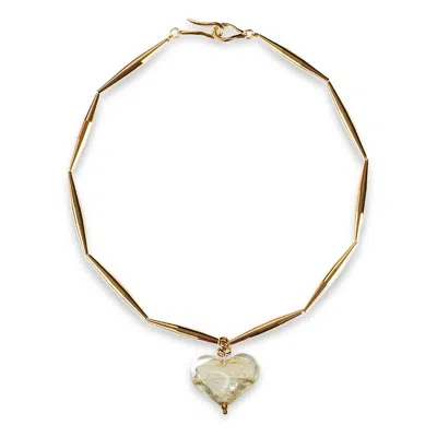 Tohum Women's Gold / Neutrals Cuore Necklace – Tiramisu