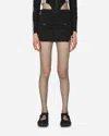 Toile Studios Byte Cargo Mini Skirt In Black