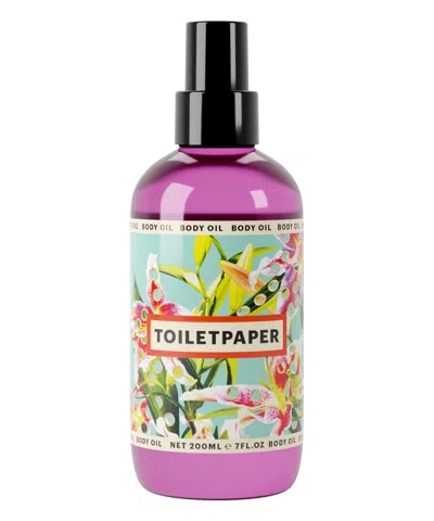 Toiletpaper Beauty Make More Than A Wish Body Oil 200 ml In White