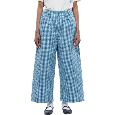 Toit Volant Aretha Quilted Pants In Blue