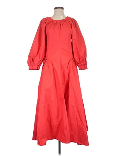 Pre-owned Toit Volant Casual Dress In Red