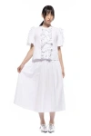 Toit Volant Isabelle Skirt In White