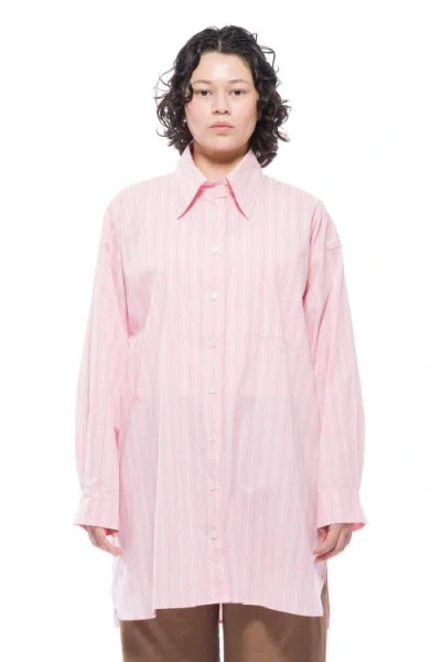 Toit Volant Laurence Oversize Shirt In Pink