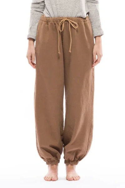 Toit Volant Mia 101 Sweatpants In Brown