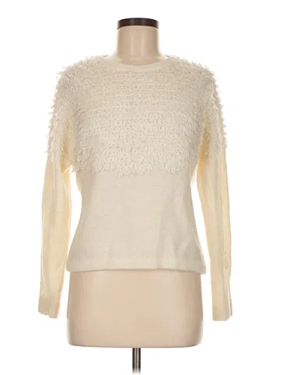 Pre-owned Toit Volant Pullover Sweater In Ivory