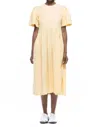 Toit Volant Spring Garden 2.0 Dress In Charlock In Nude