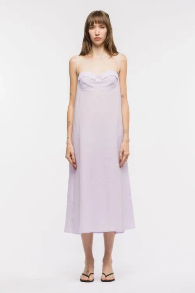 Toit Volant Tilda Dress In Purple