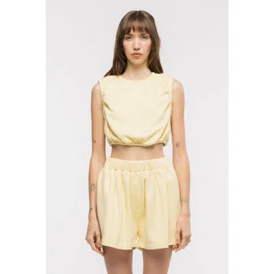 Toit Volant Zoe Crop Top 2.0 In Yellow