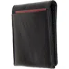Token Leather Card Case In Black