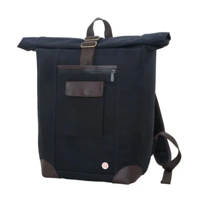 Token Waxed Montrose Backpack In Blue
