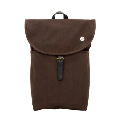 Token Waxed Nylon Bergen Backpack In Brown