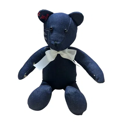 Tokkou Men's Blue Teddy Bear - Recycled Denim -
