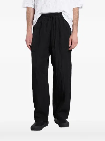 Tokyo James Drawstring-waist Track Pants In Black
