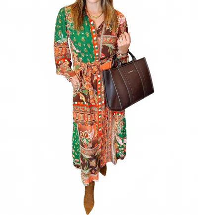 Tolani Andie Maxi Dress In Cedar In Multi