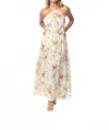 Tolani Bari Maxi Dress In Floral In White
