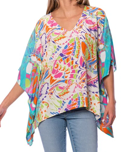 Tolani Briyana Silk Top In Multi