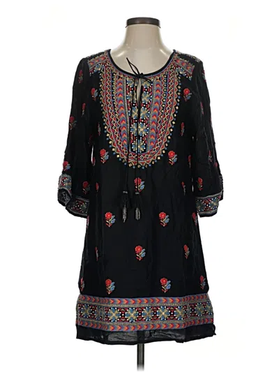 Pre-owned Tolani Casual Dress In Black
