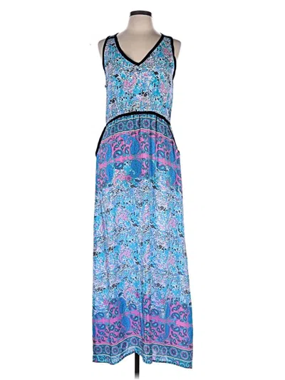 Pre-owned Tolani Casual Dress In Blue