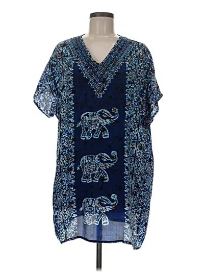 Pre-owned Tolani Casual Dress In Blue