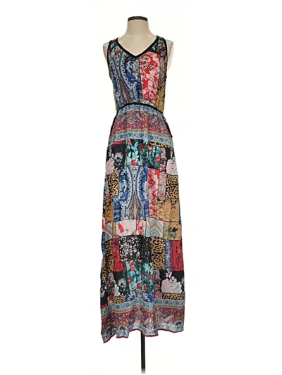 Pre-owned Tolani Casual Dress In Blue