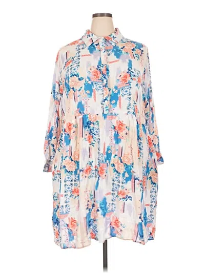 Pre-owned Tolani Casual Dress In Blue
