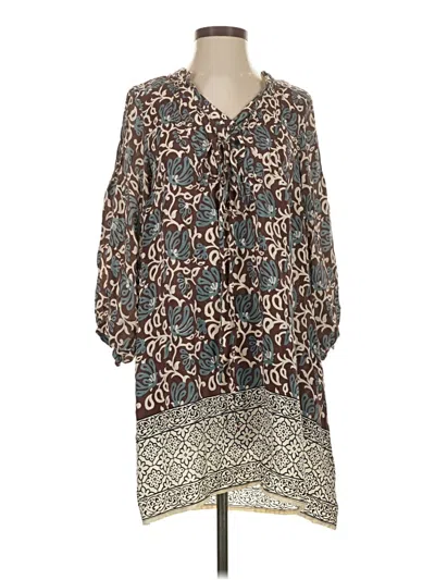 Pre-owned Tolani Casual Dress In Brown