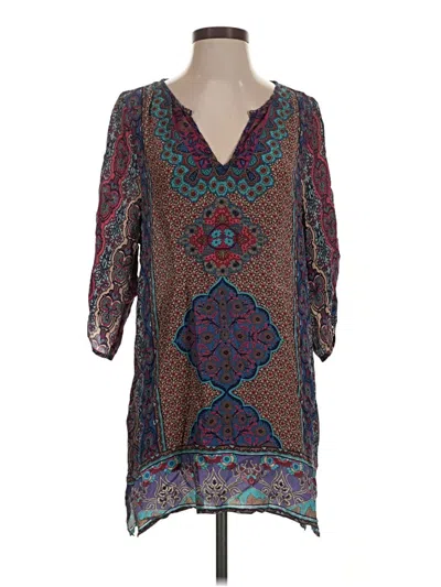 Pre-owned Tolani Casual Dress In Brown