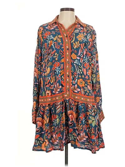 Pre-owned Tolani Casual Dress In Orange