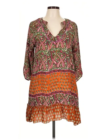 Pre-owned Tolani Casual Dress In Orange