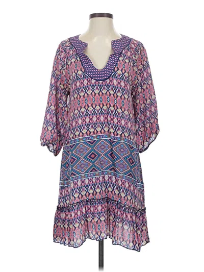 Pre-owned Tolani Casual Dress In Purple