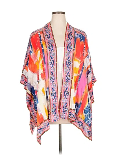 Pre-owned Tolani Collection Kimono In Orange