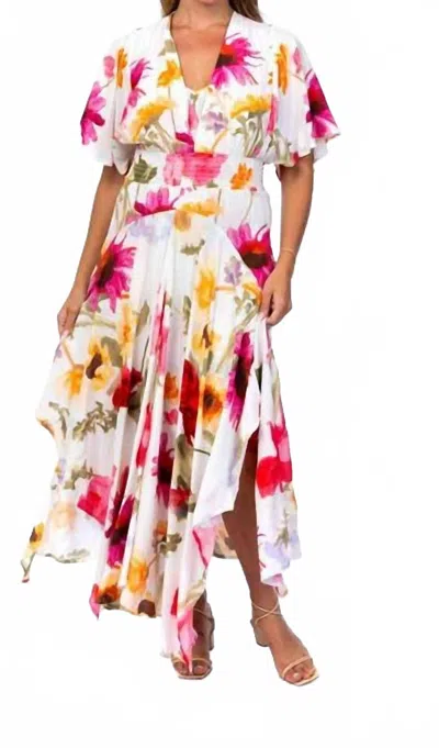 Tolani Daphene Dress In Multi Floral