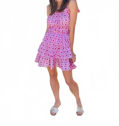 Tolani Eden Dress In Pink In Purple