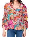 Tolani Ellery Top In Blue