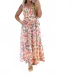 Tolani Floral Eyelet Maxi Sun Dress In Multi In Multi