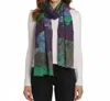 Tolani Floral Scarf In Purple In Multi