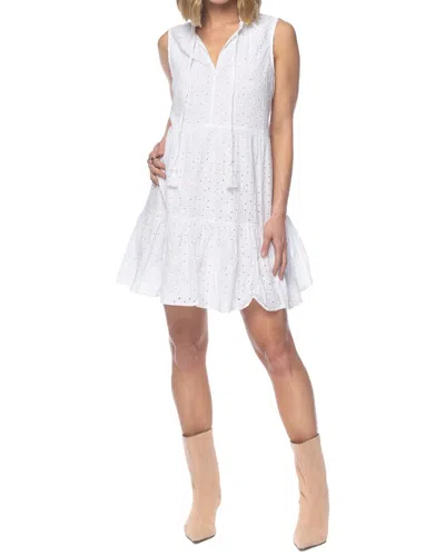 Tolani Hailey Sleeveless Mini Dress In White