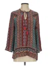 Tolani Long Sleeve Blouse In Multi
