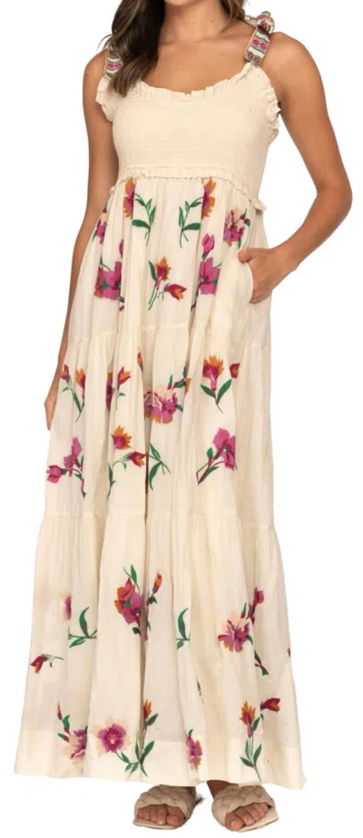 Tolani Perse Maxi Dress In Wildflower In Neutral