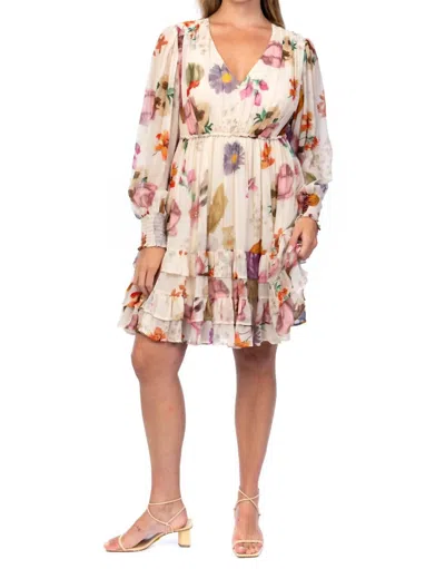 Tolani Rhett Dress In Champagne In White