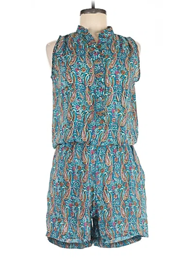 Pre-owned Tolani Romper In Blue