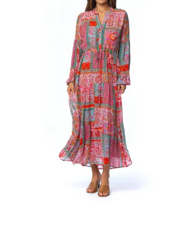 Tolani Saira Dress In Rose In Multi