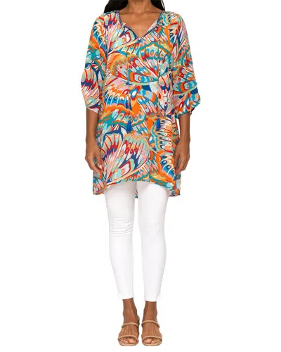Tolani Sanaya Silk Top In Multi