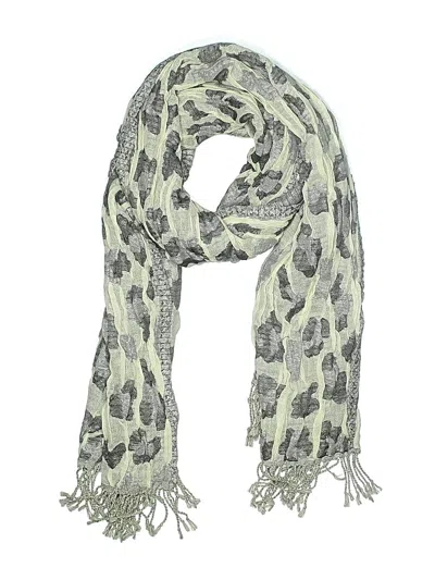 Pre-owned Tolani Scarf In Gray