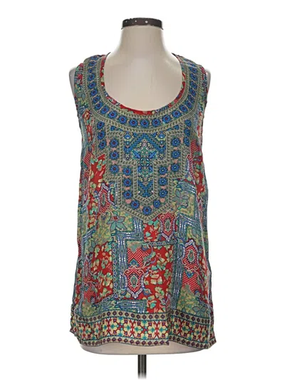 Pre-owned Tolani Sleeveless Blouse In Blue