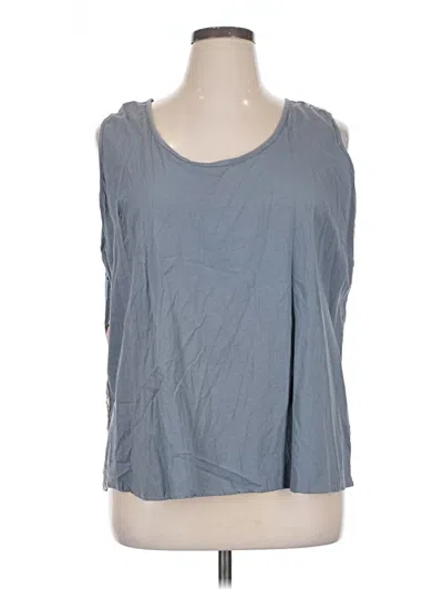 Pre-owned Tolani Sleeveless Blouse In Gray